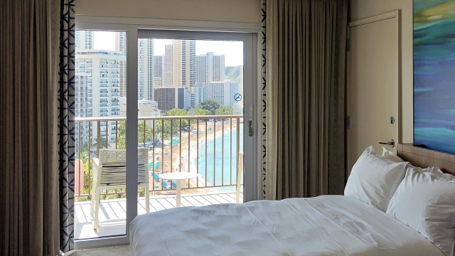 ホテルの内装 ベッド ホテルからの絶景