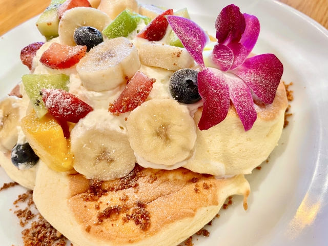 パンケーキ フルーツ ハワイアングルメ
