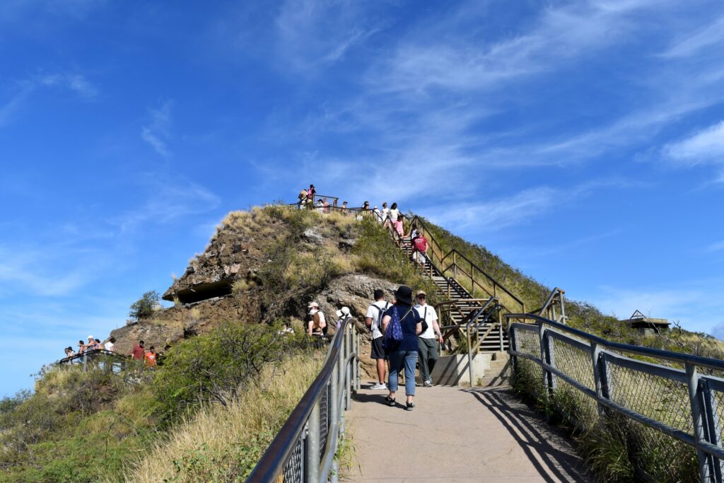 ダイヤモンドヘッド 頂上