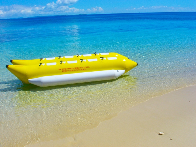 バナナボート 海 マリンスポーツ