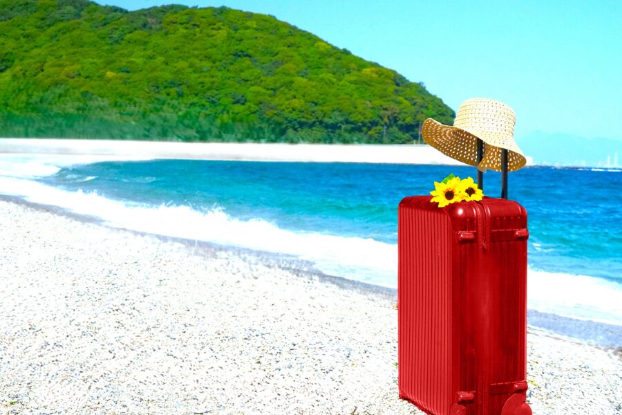 キャリーケース　ビーチ