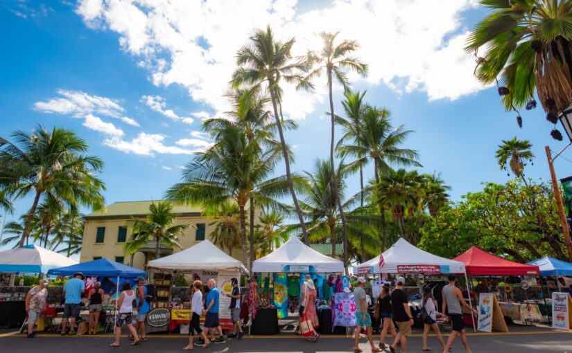 ハワイ　ハワイ島　街並み
