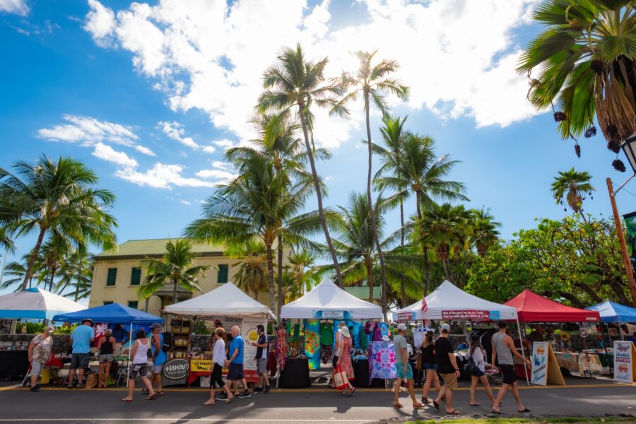 ハワイ　ハワイ島　街並み